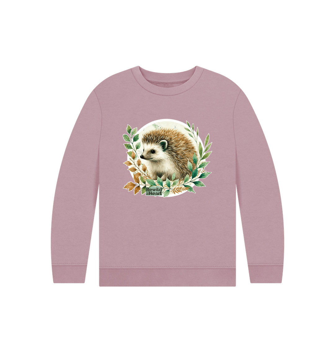 Mauve Hedgehog Harmony Kids Jumper