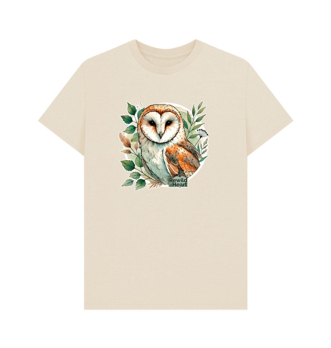 Oat Barn Owl Woodland Men's T-Shirt