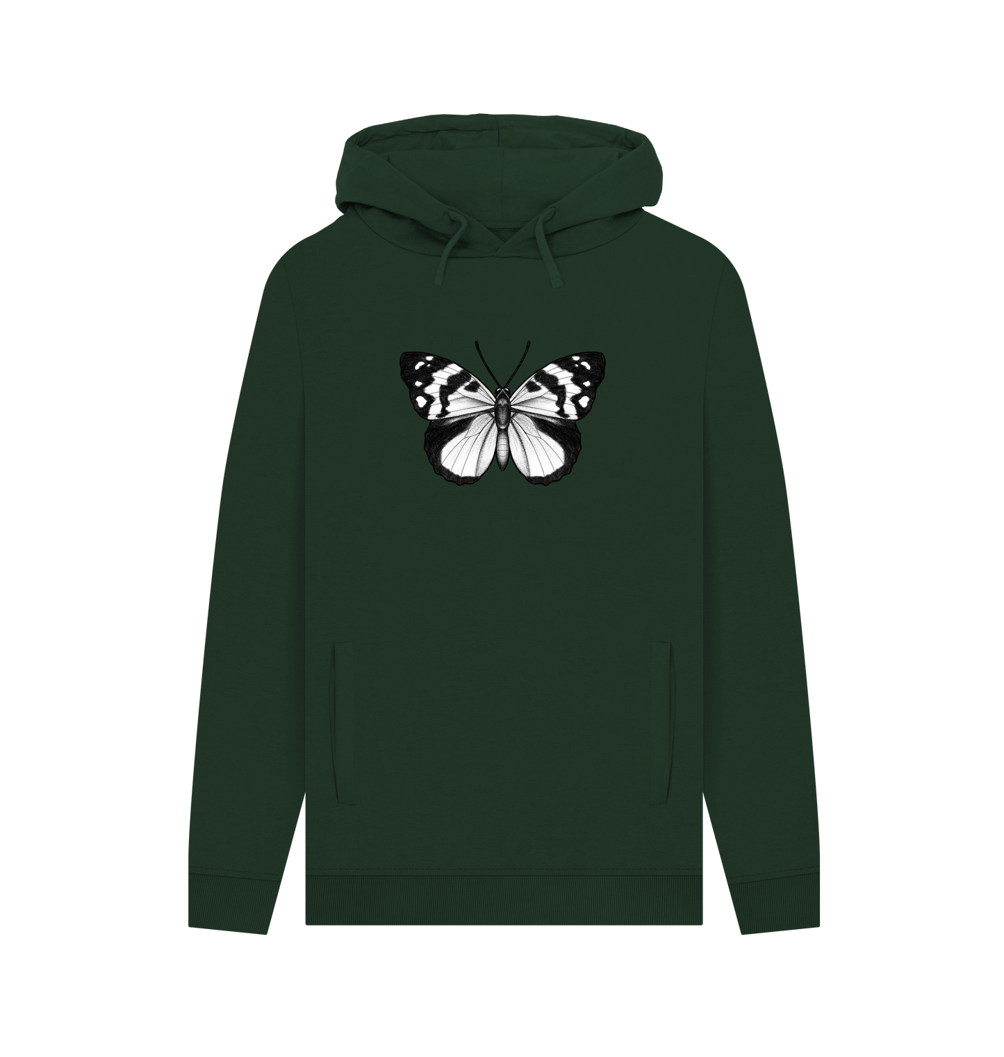 Evergreen Printed Hoody Front