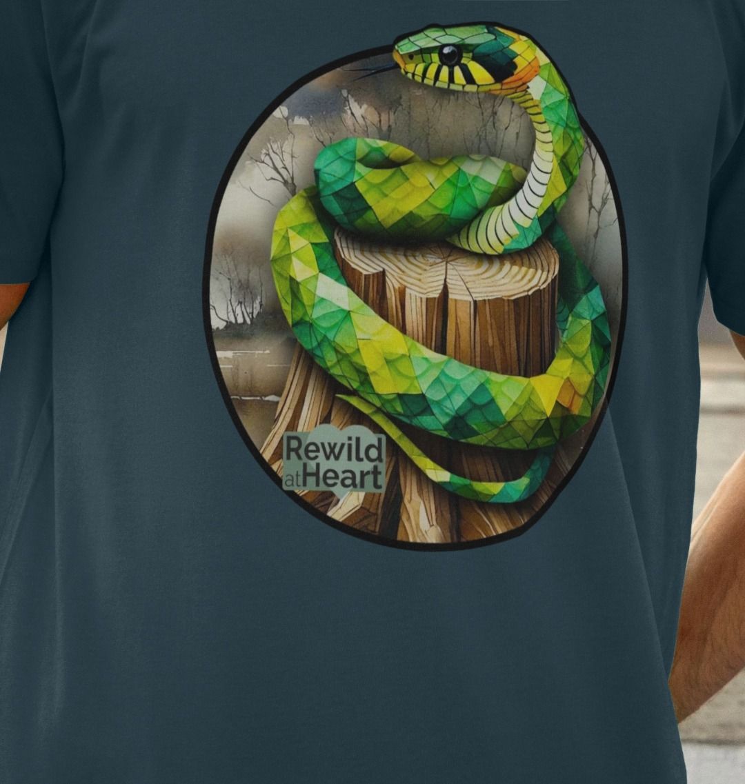 Grass Snake Marsh Men's T-Shirt