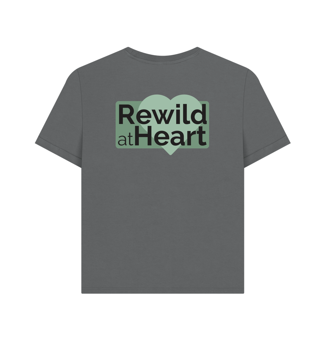 Rewild at Heart Logo | Women's Relaxed Fit T-Shirt