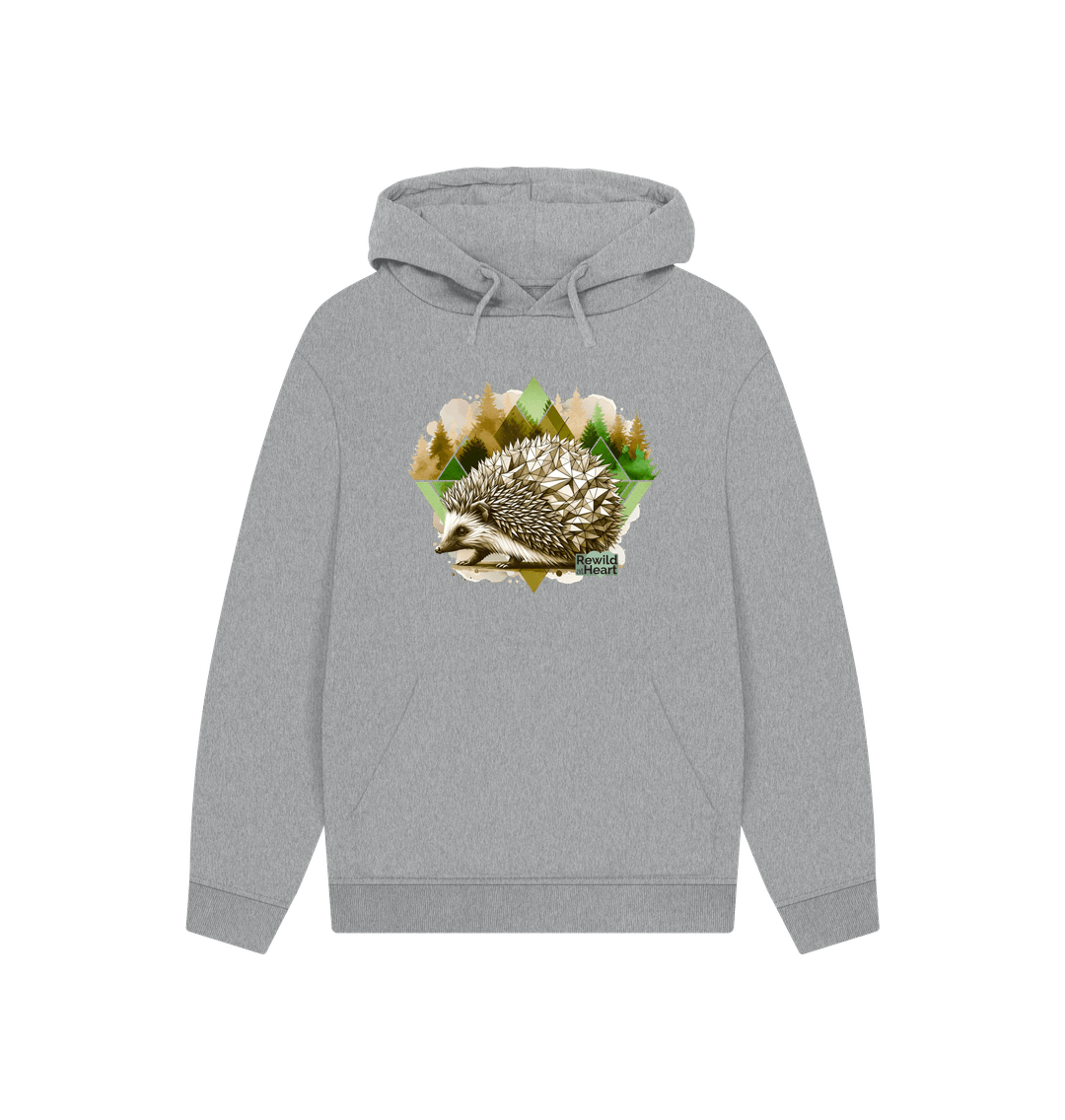 Athletic Grey Hedgehog Hoodie
