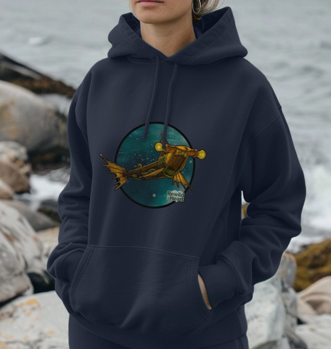 Steampunk Hammerhead Shark Hoodie