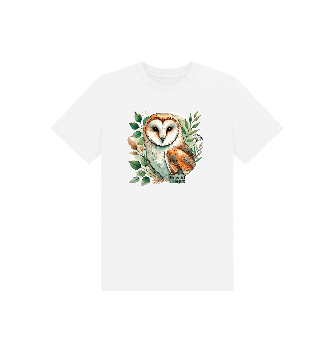 White Printed Kids T-Shirt
