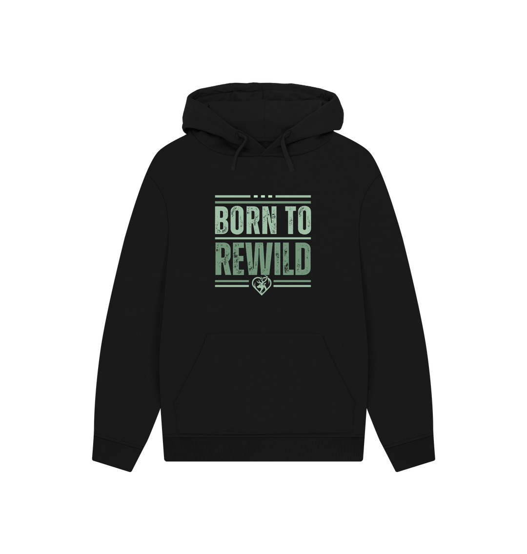 Black Born to Rewild Hoodie