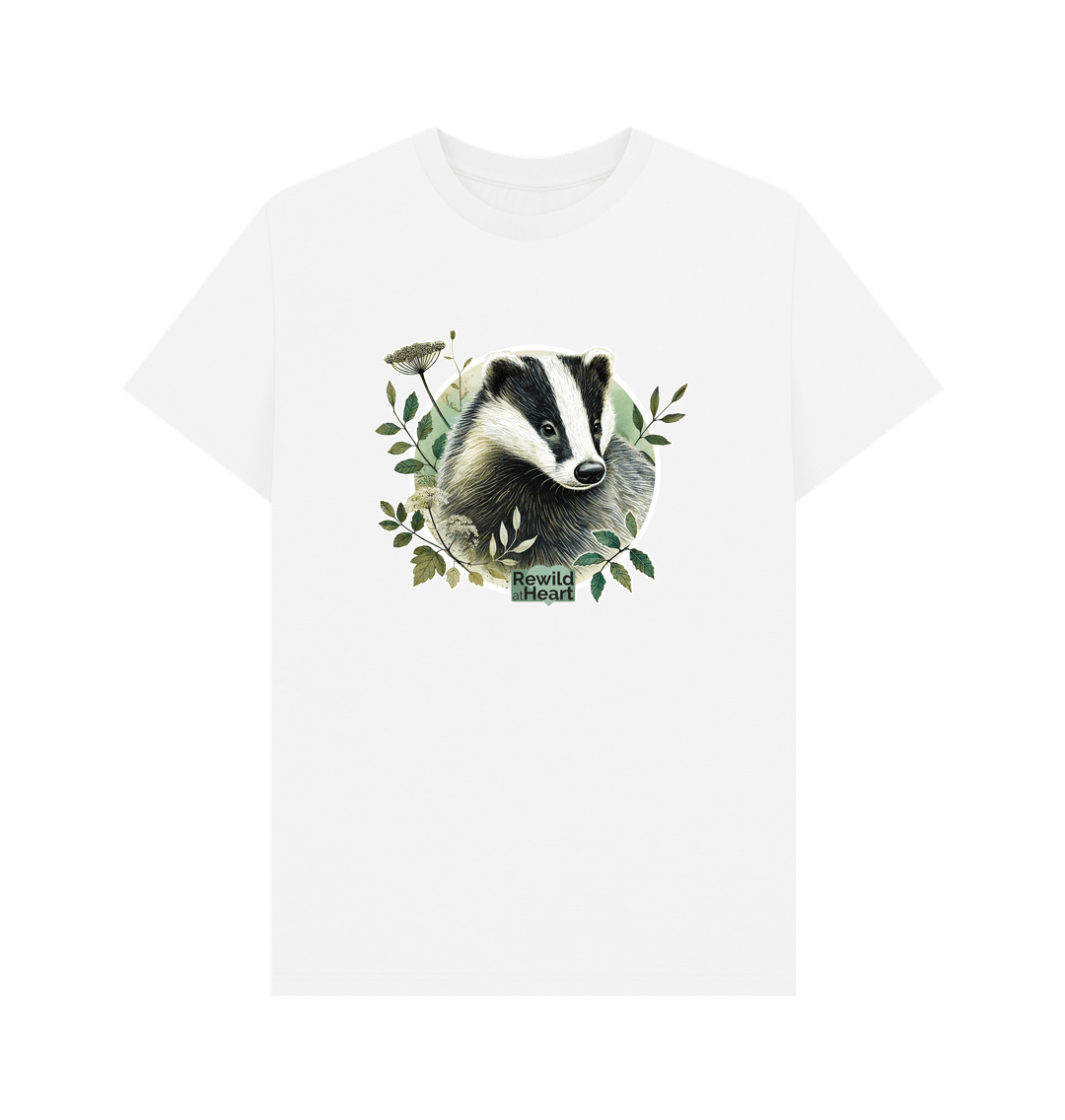White Badger Spirit Men's T-Shirt