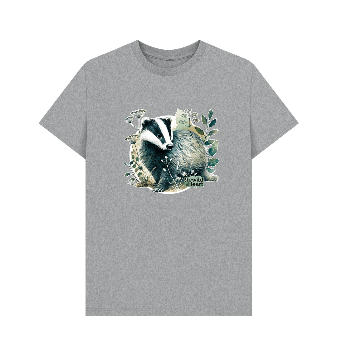 Athletic Grey Badger Wanderer Men's T-Shirt