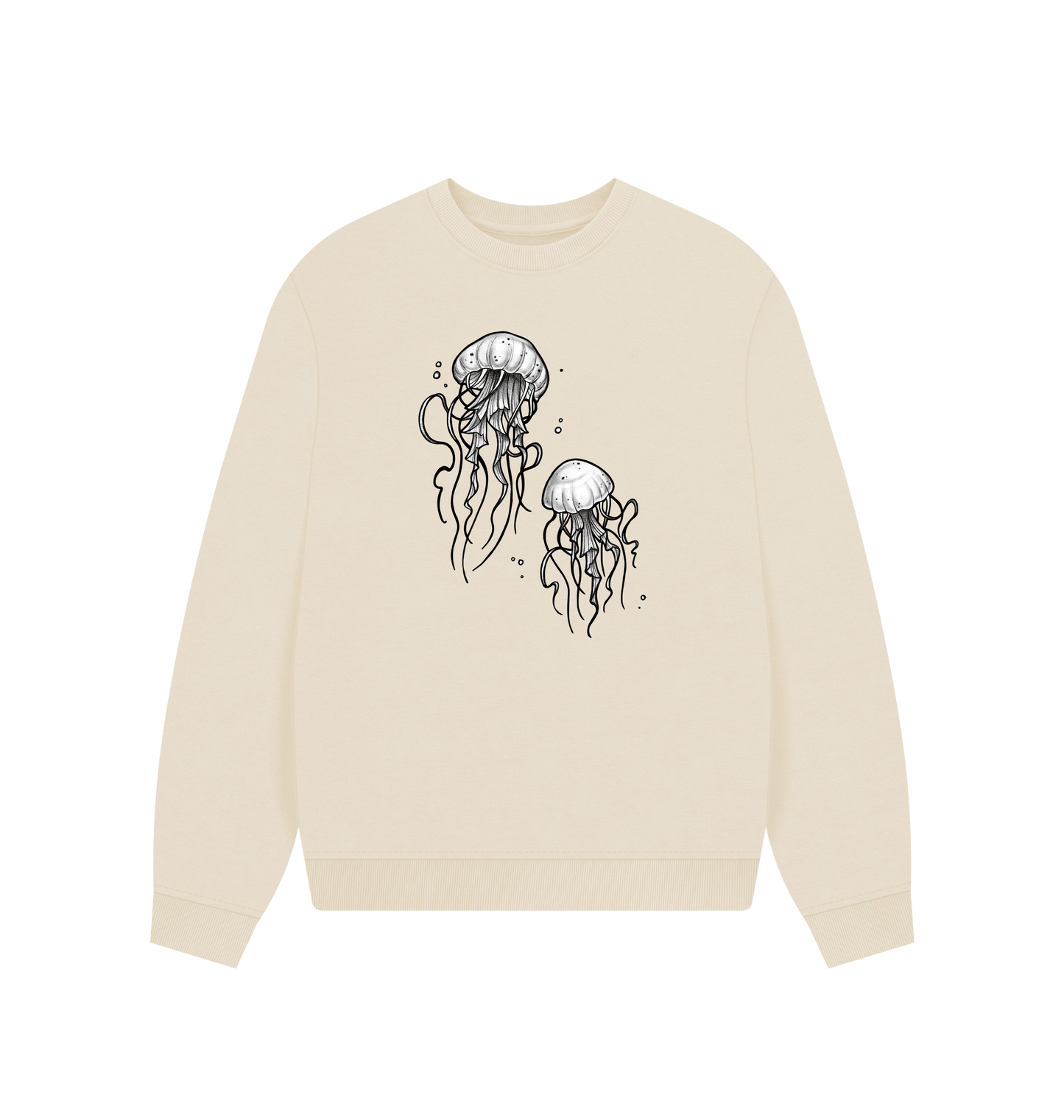 Oat Printed Sweater Front