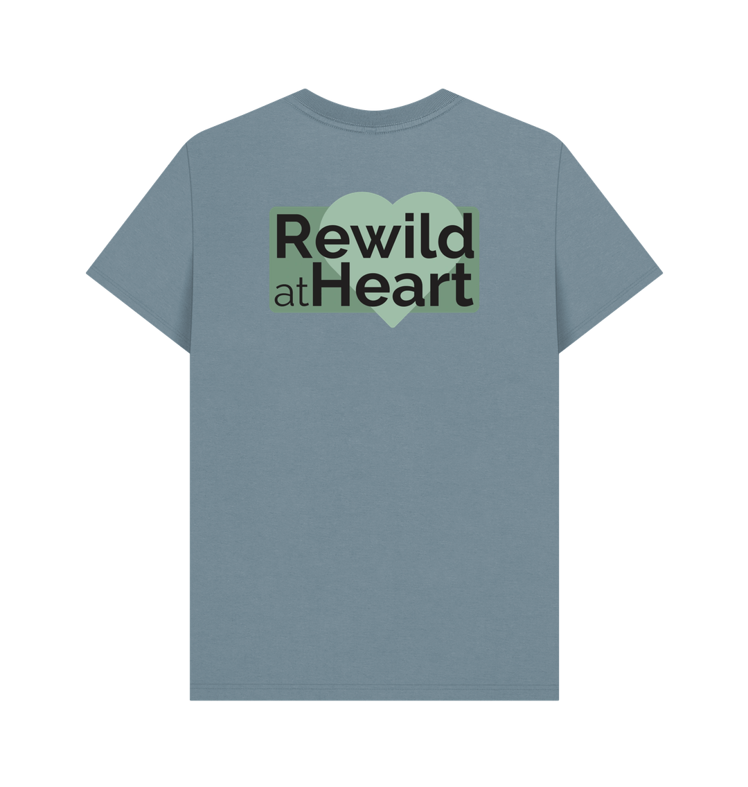Stone Blue Printed T-shirt