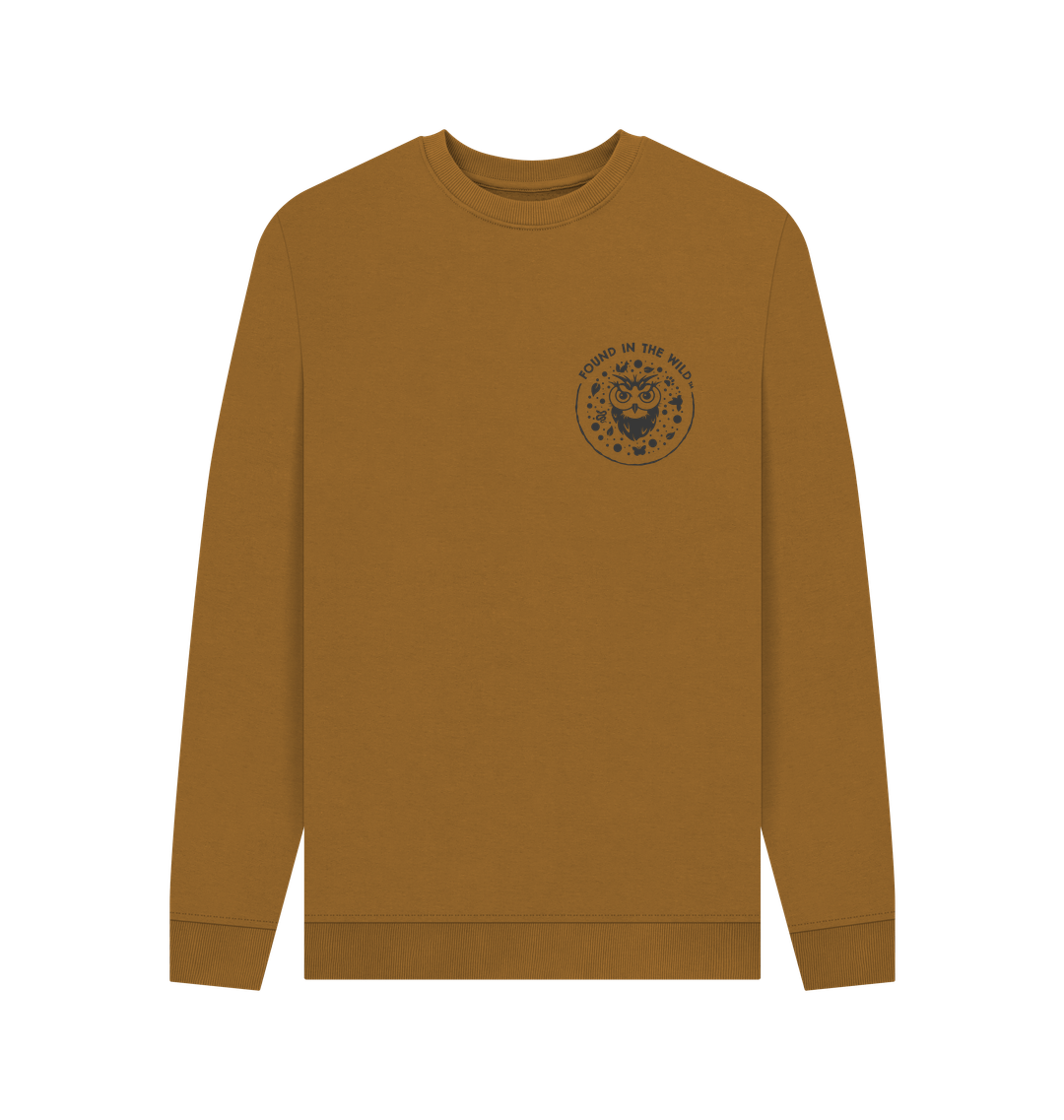 Brown Printed Sweater