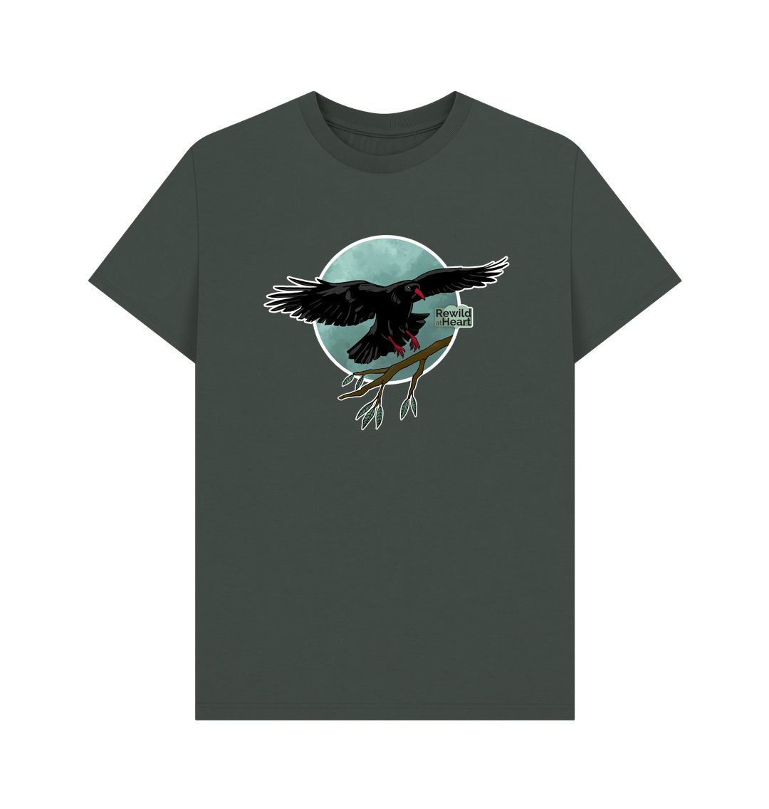 Dark Grey Chough Coastal Breeze Men's T-Shirt