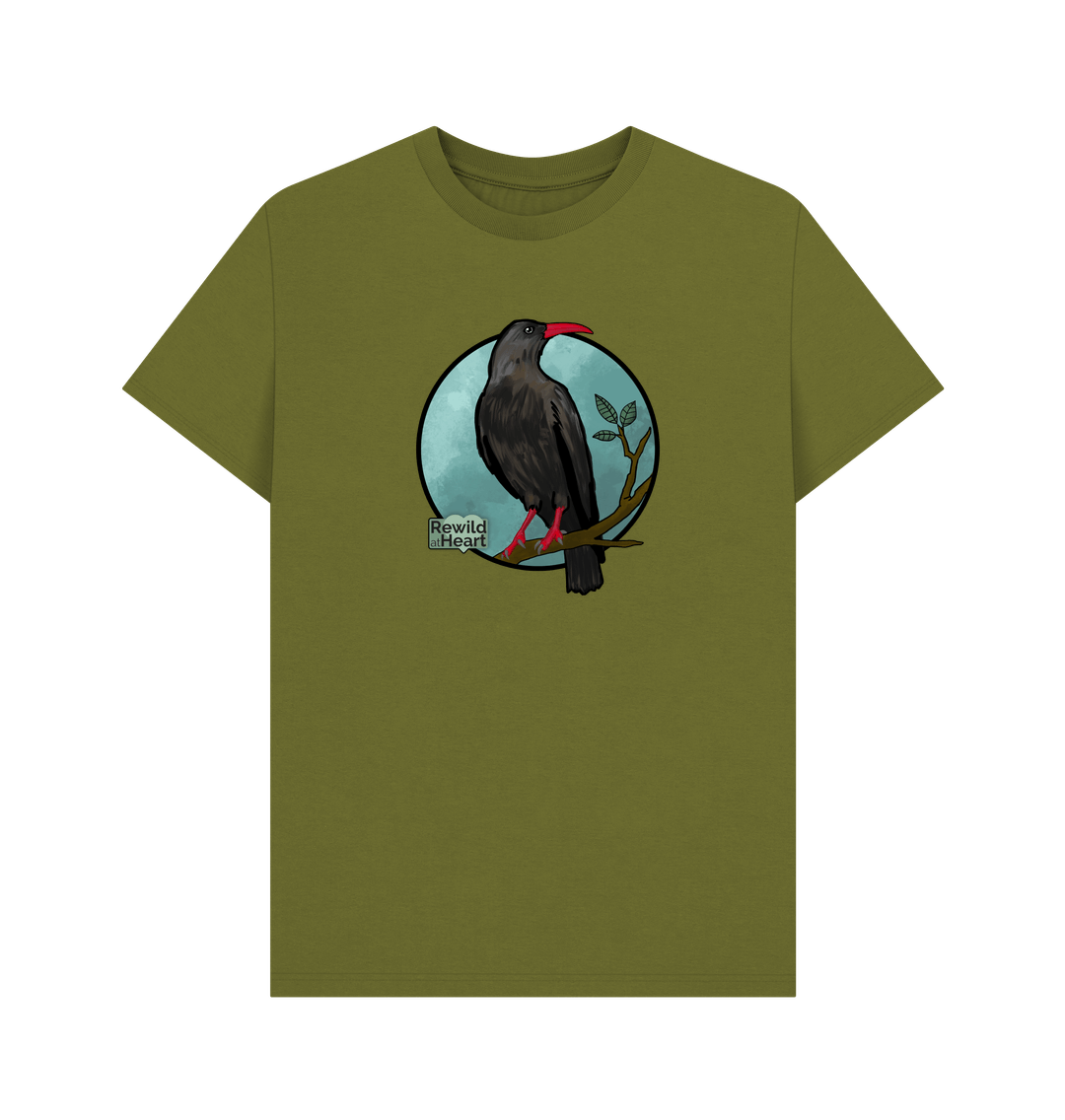 Moss Green Chough Solace Men's T-Shirt