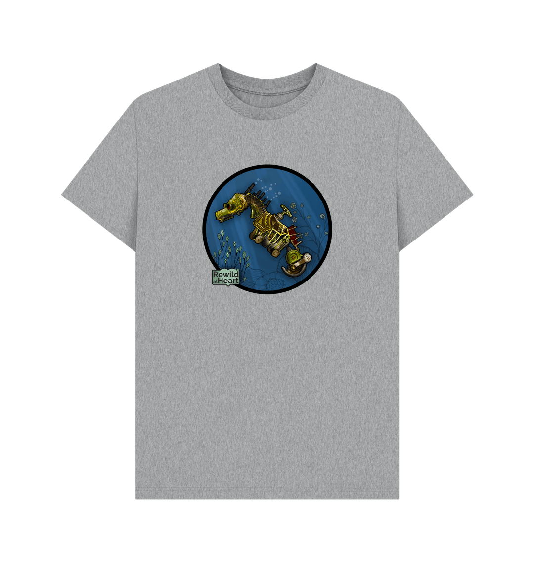 Athletic Grey Printed T-shirt