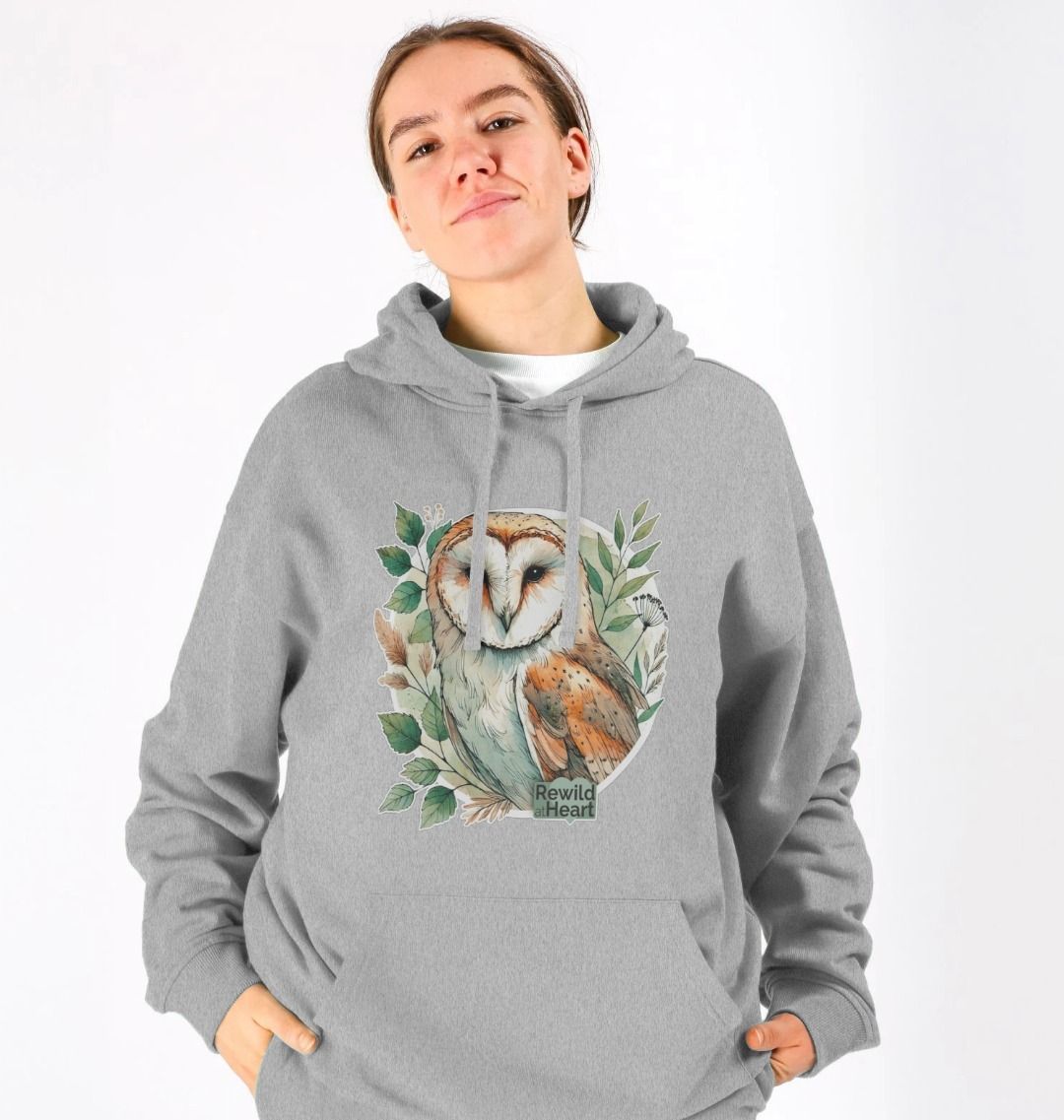 Barn Owl Woodland Hoodie