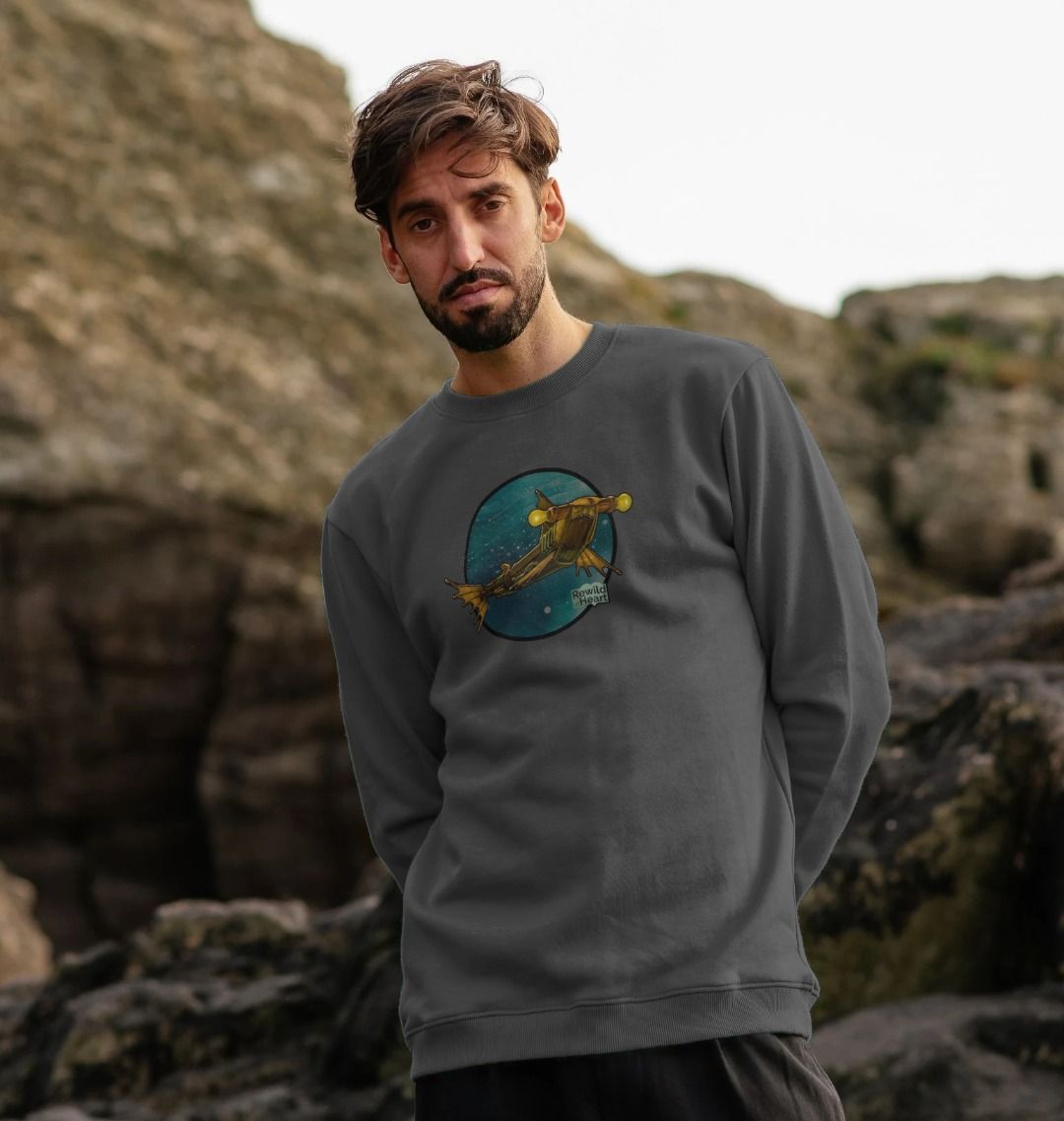 Steampunk Hammerhead Shark Men's Sweater