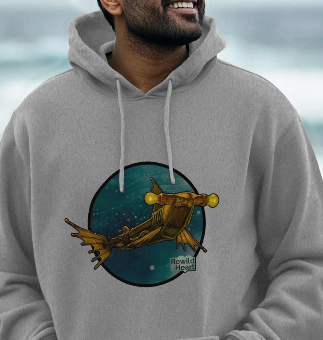Steampunk Hammerhead Shark Hoodie