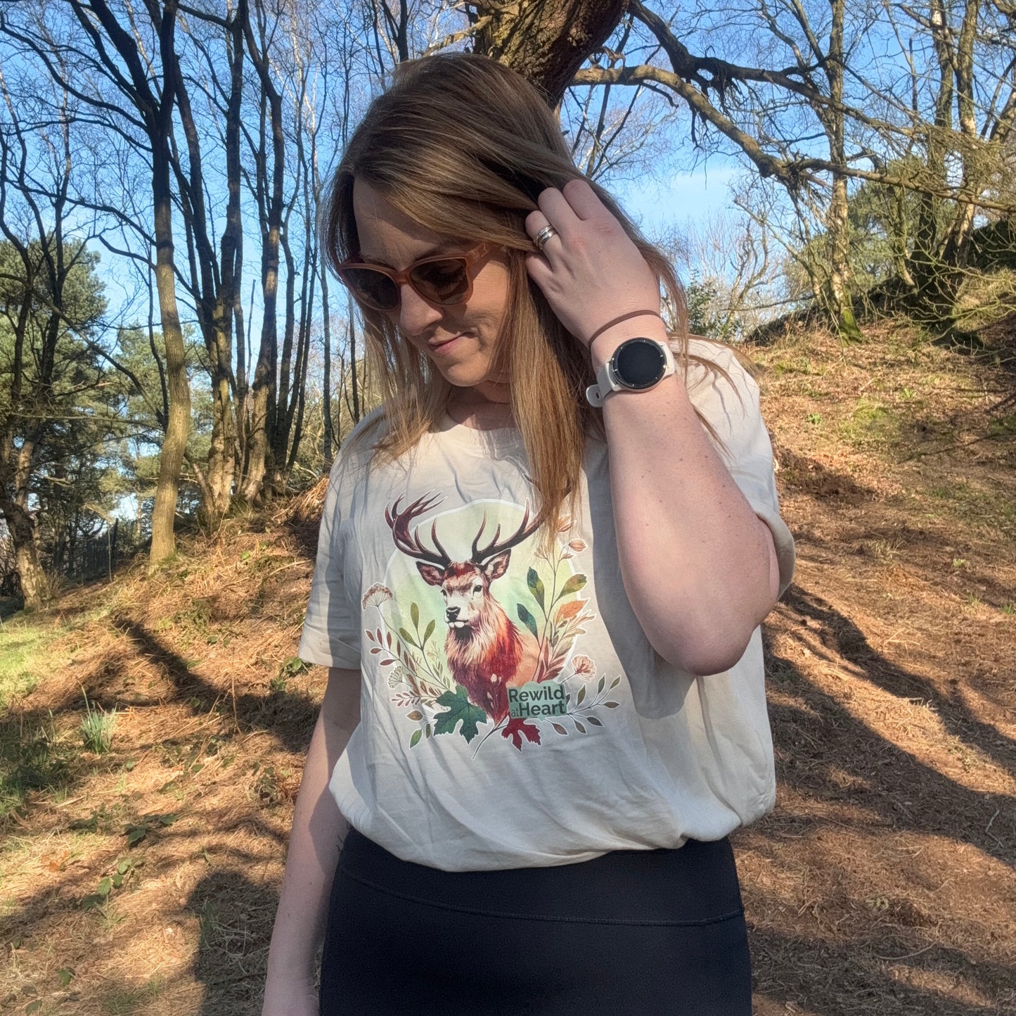 Red Deer Stag Spirit Women's Relaxed-Fit T-Shirt