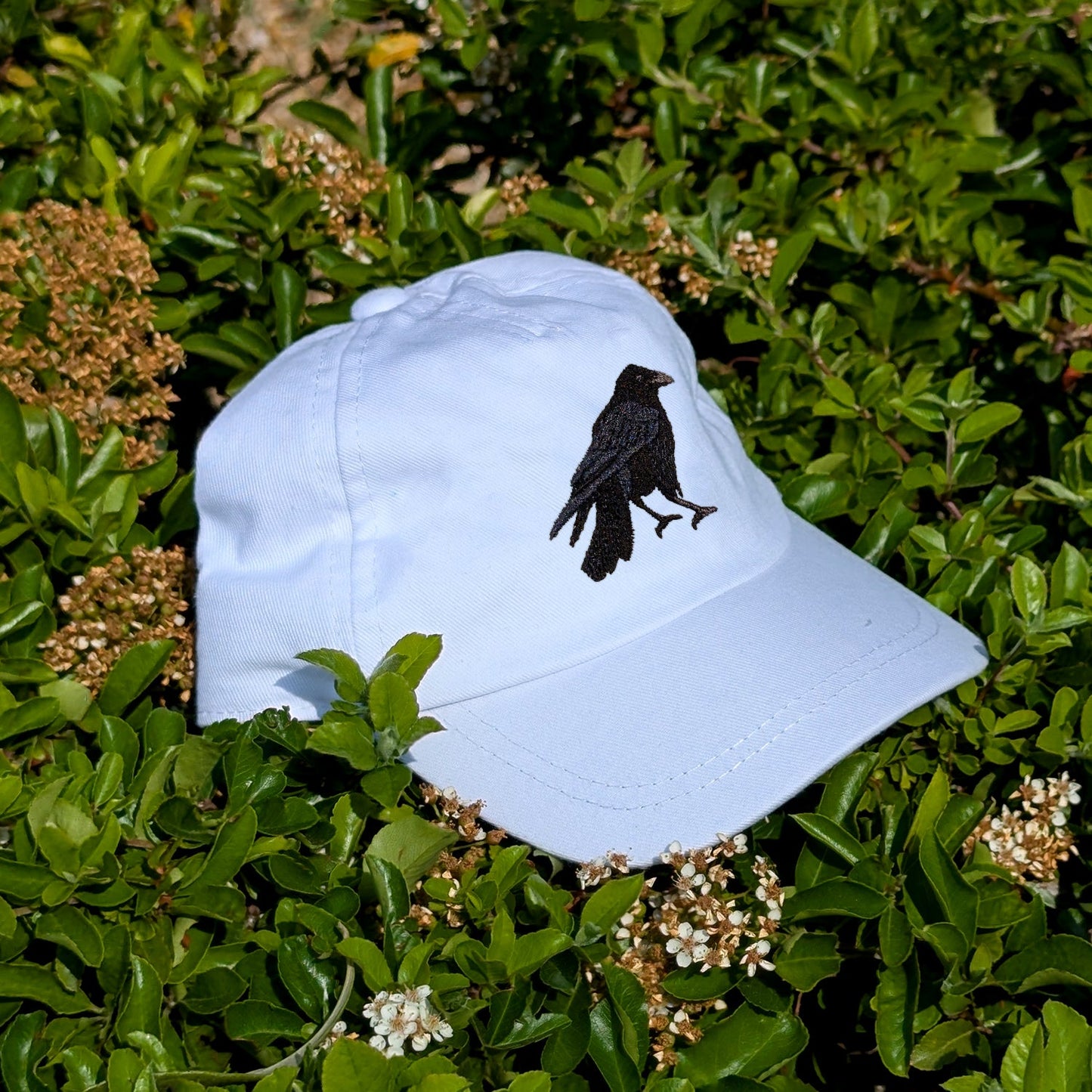 Crow Embroidered Baby/Toddler Cap (up to 5 years)