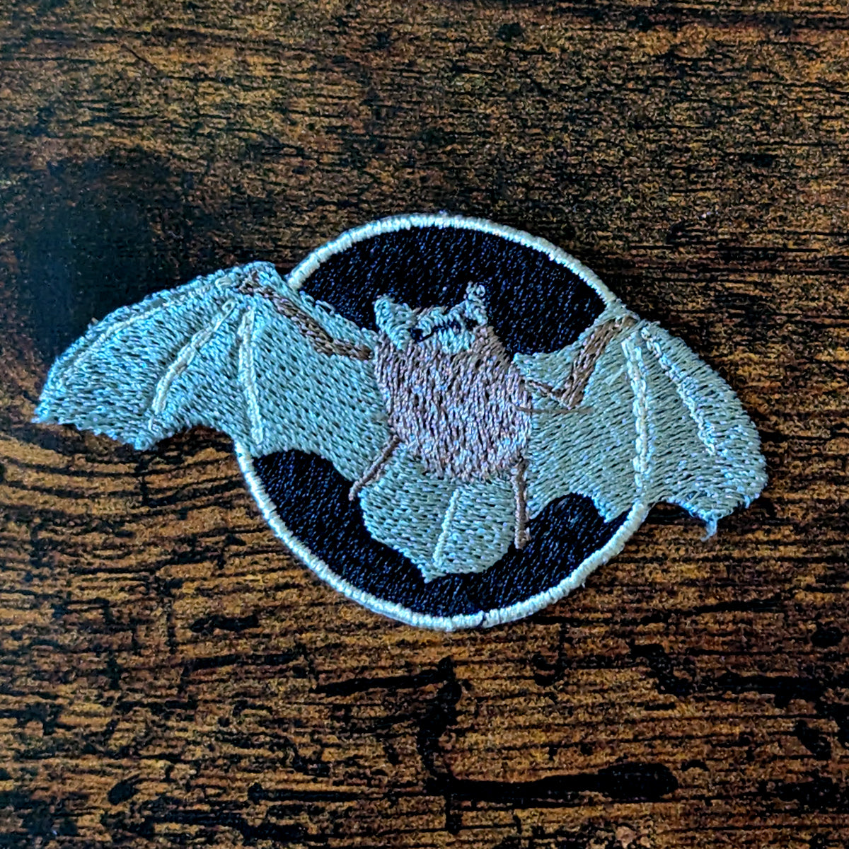 Pipistrelle Bat Embroidered Iron-On Patch