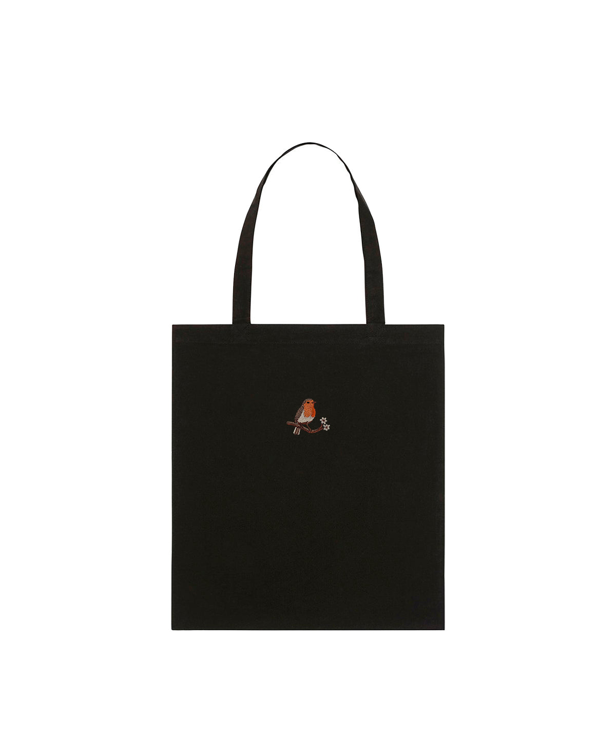 Robin Embroidered Tote Bag