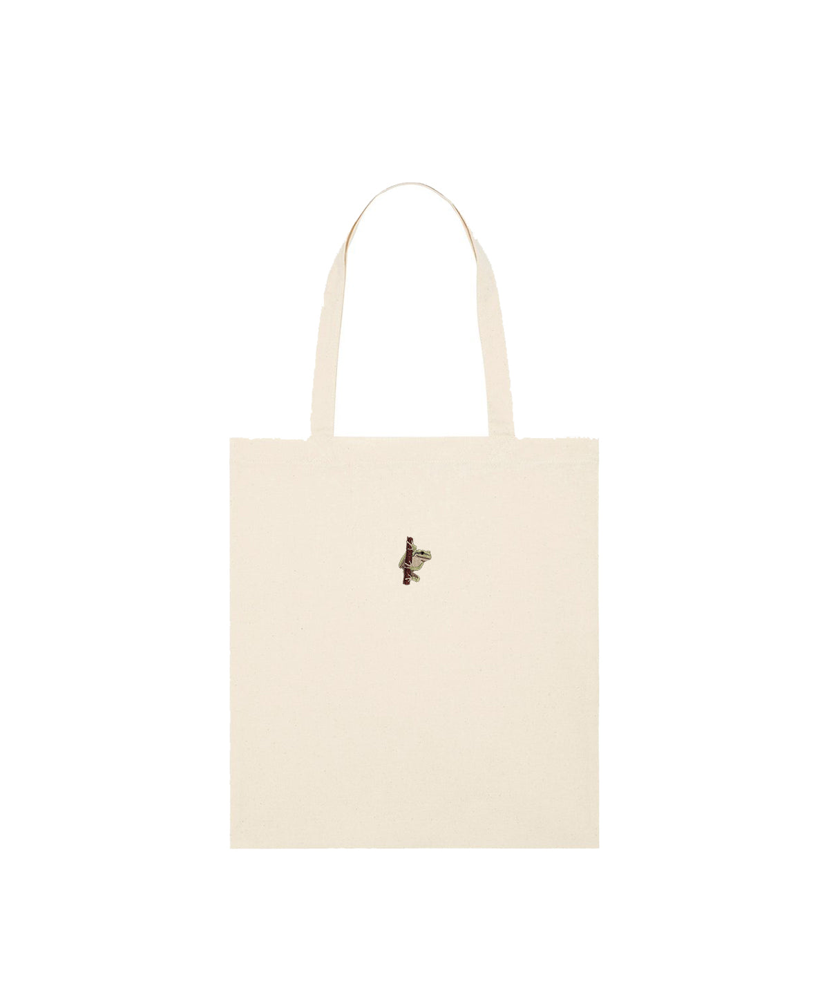 European Tree Frog Embroidered Tote Bag