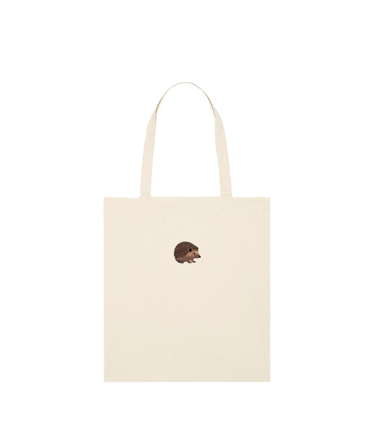 Hedgehog Embroidered Tote Bag
