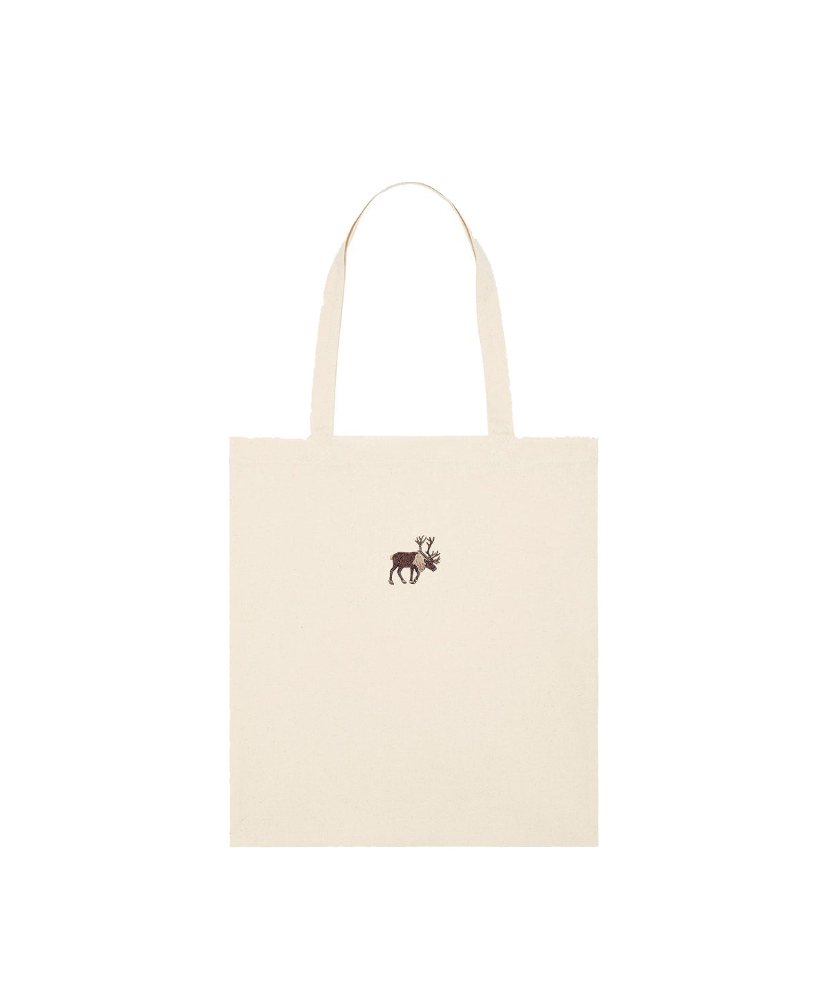 Reindeer Embroidered Tote Bag