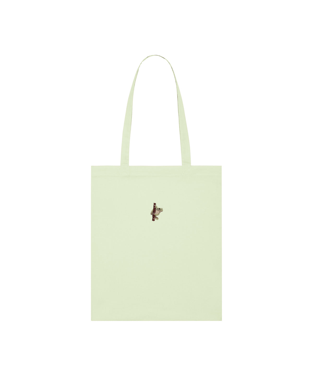 European Tree Frog Embroidered Tote Bag