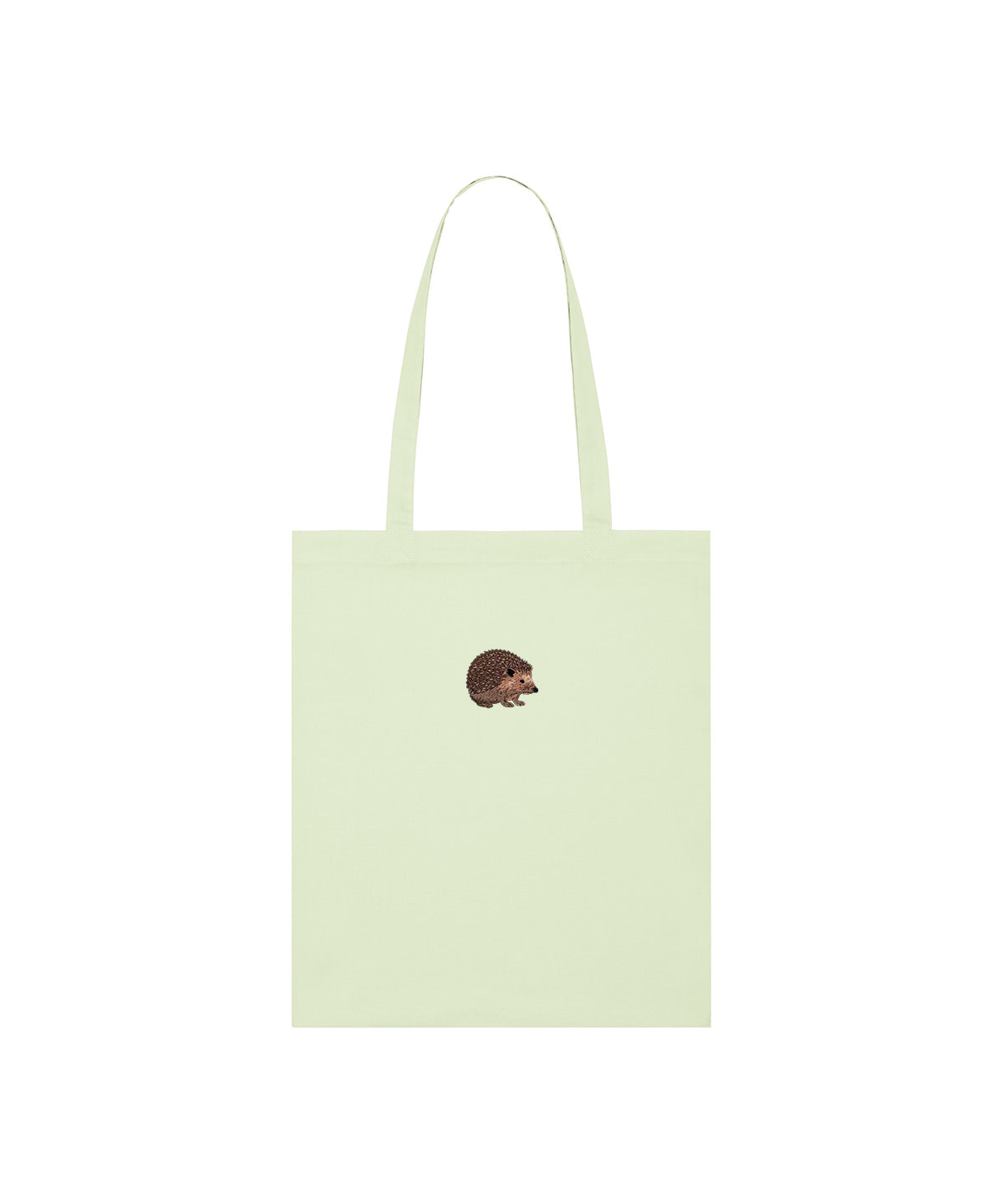 Hedgehog Embroidered Tote Bag