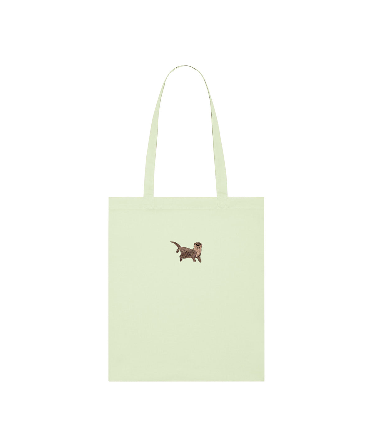 Otter Embroidered Tote Bag