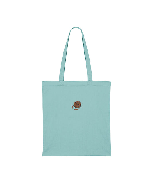 Harvest Mouse Embroidered Tote Bag
