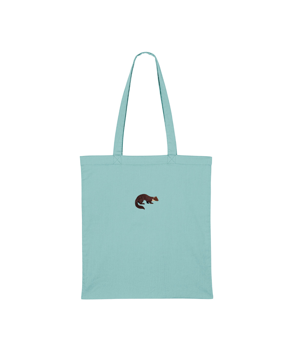 Pine Marten Embroidered Tote Bag