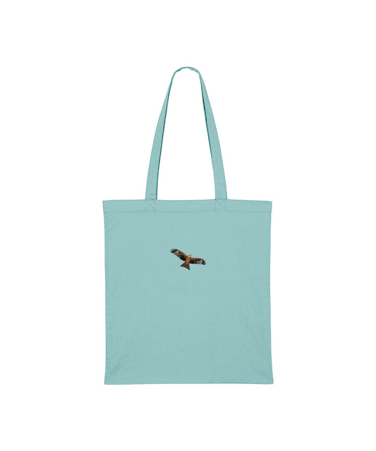 Red Kite Embroidered Tote Bag