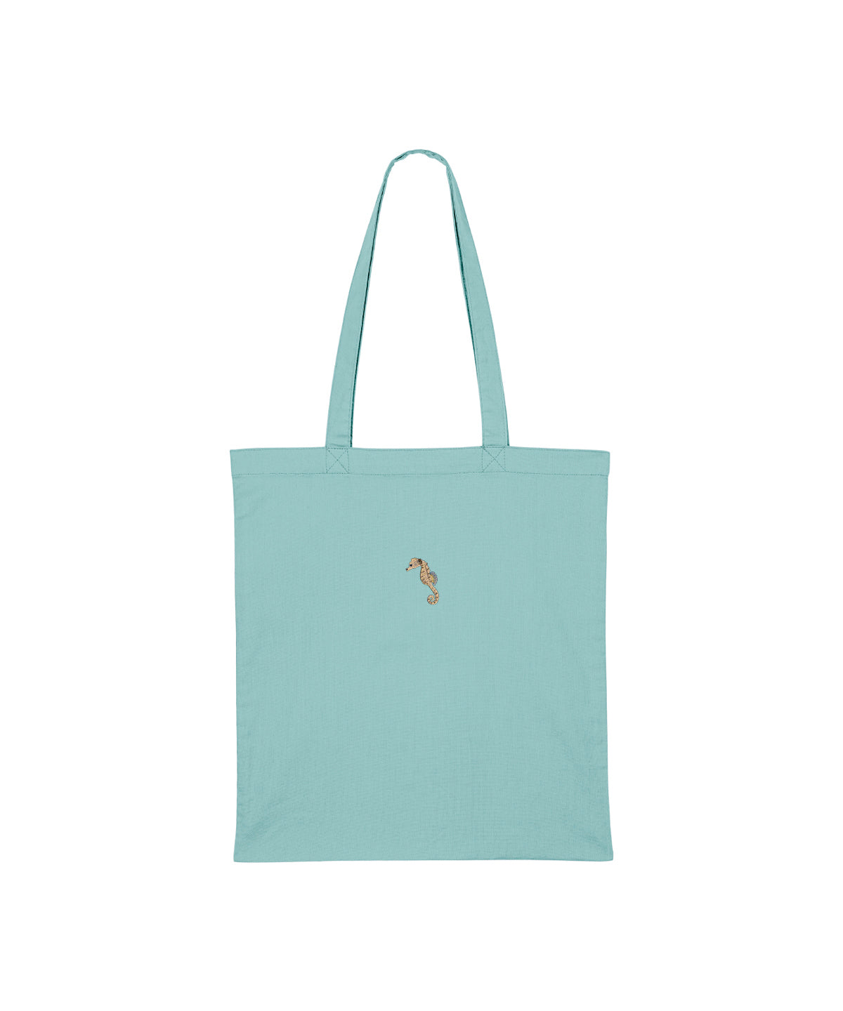 Seahorse Embroidered Tote Bag