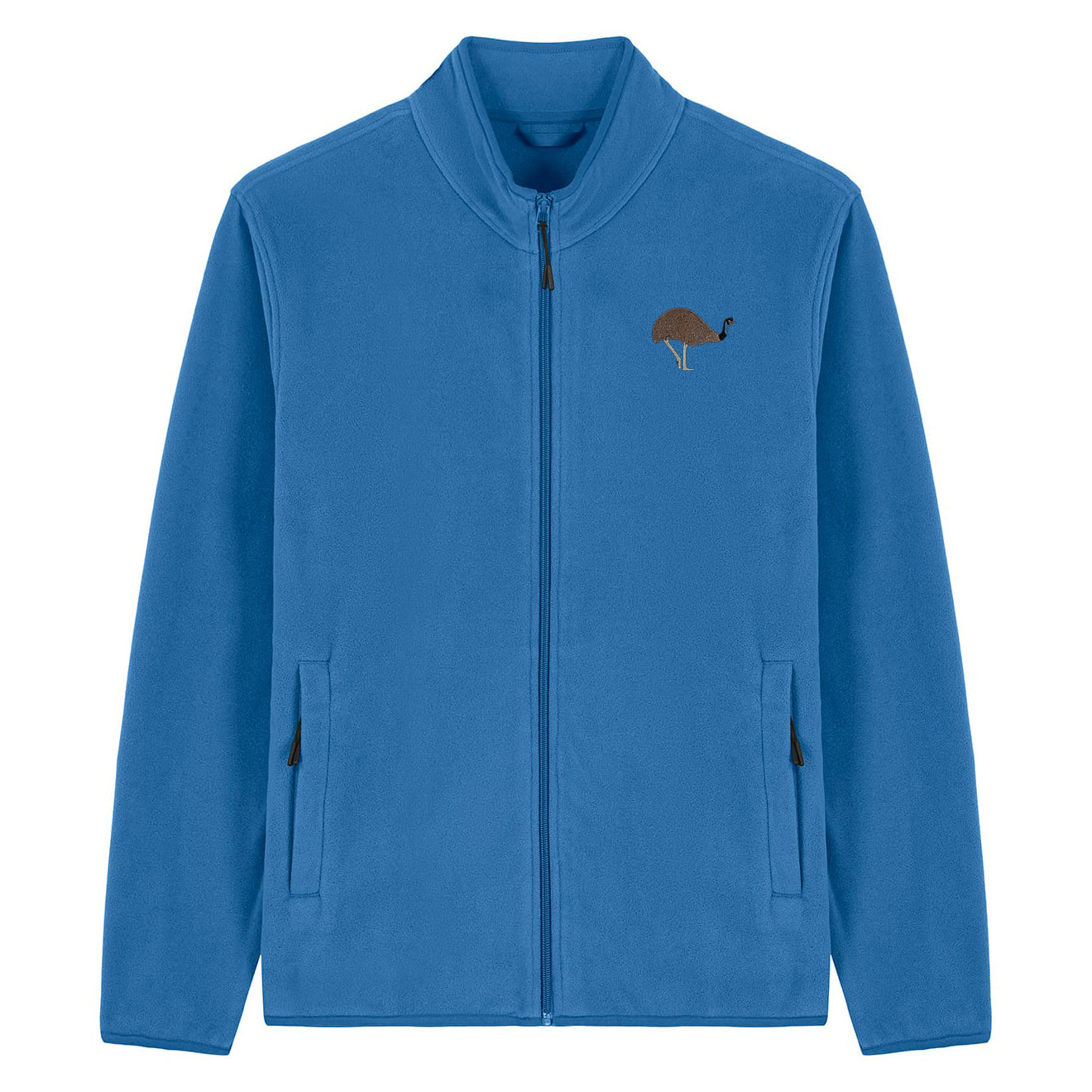 Emu Embroidered Men's Fleece Jacket