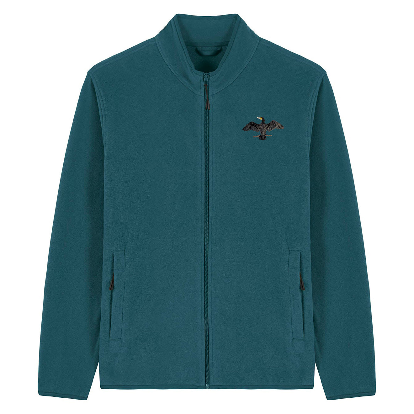 Cormorant Embroidered Men's Fleece Jacket