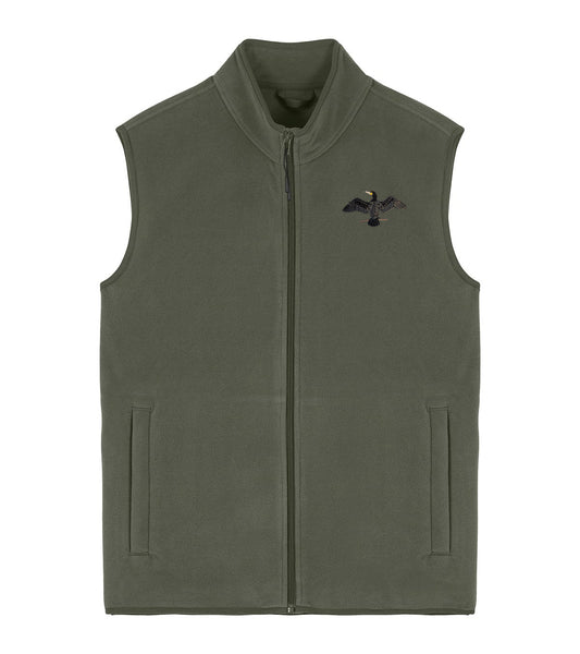Cormorant Embroidered Men's Fleece Gilet Bodywarmer