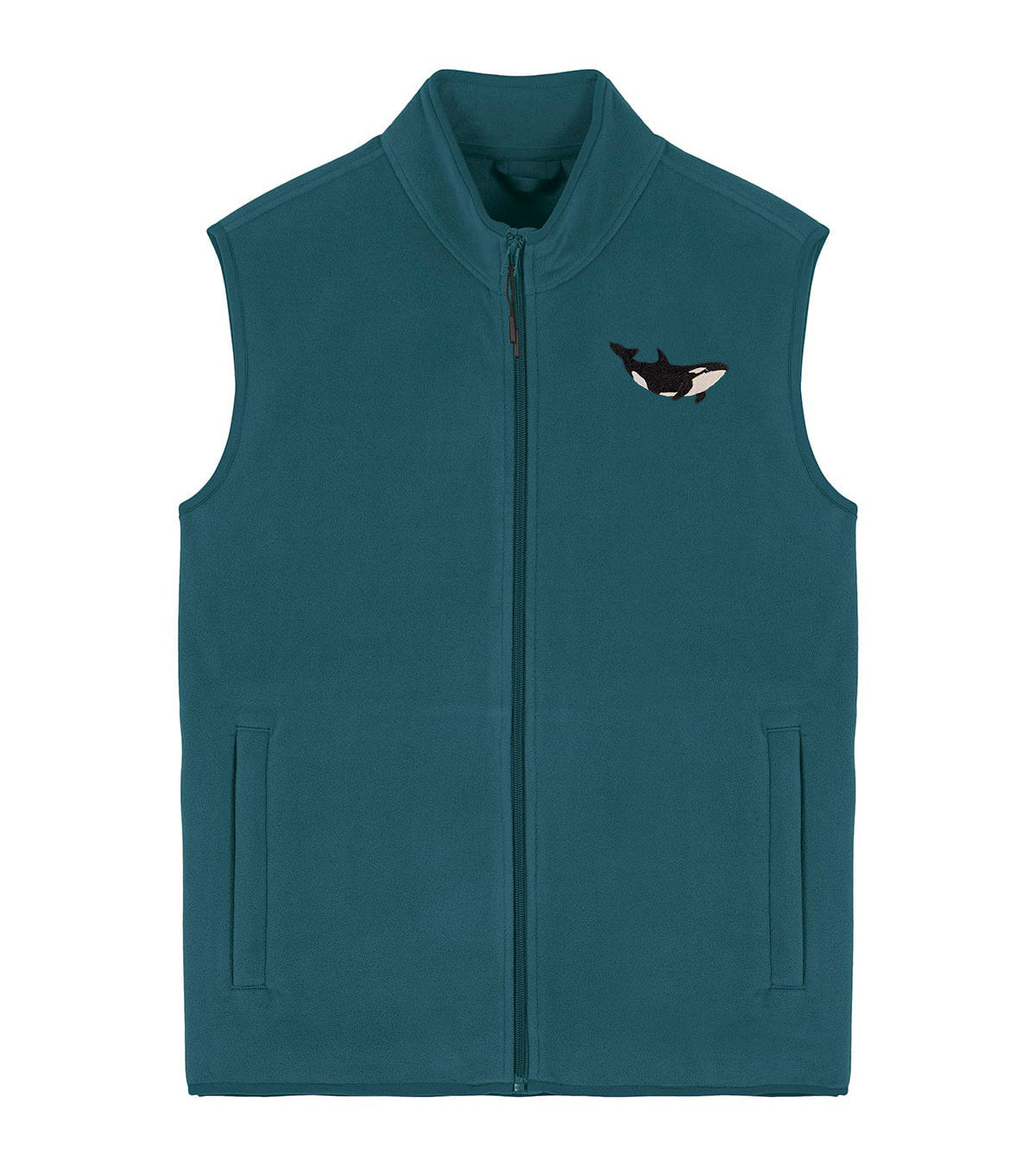 Orca Embroidered Men's Fleece Gilet Bodywarmer