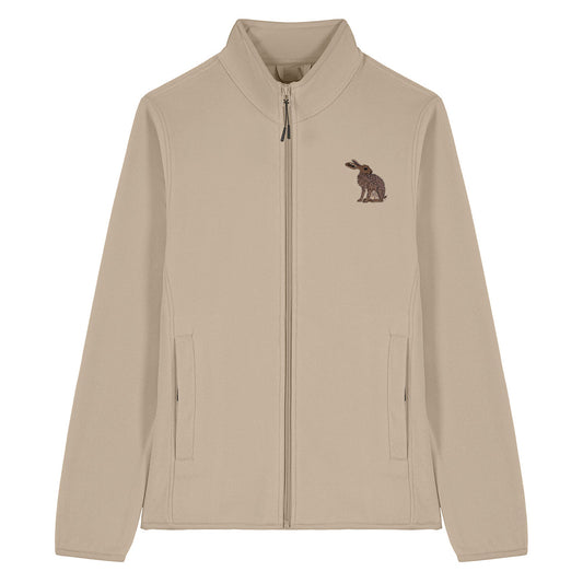 Hare Embroidered Women's Fleece Jacket