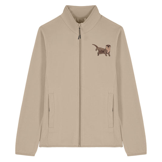 Otter Embroidered Women's Fleece Jacket