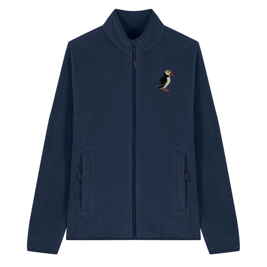 Puffin Embroidered Women's Fleece Jacket