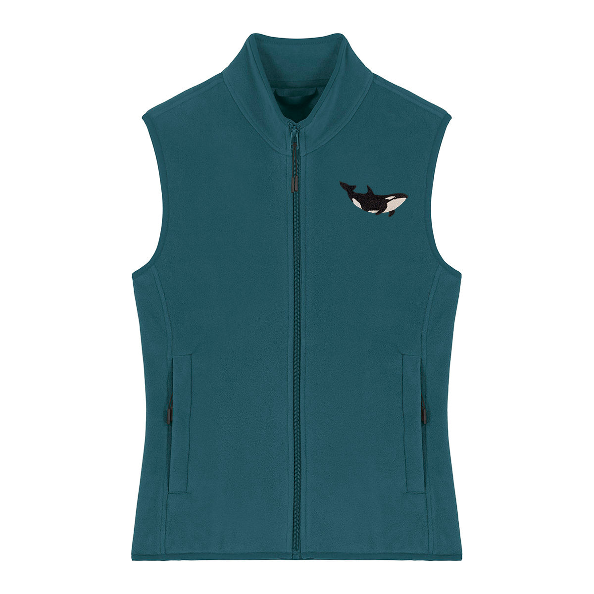 Orca Embroidered Women's Fleece Gilet Bodywarmer