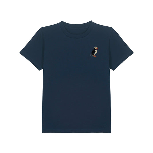 Puffin Embroidered Kids T-Shirt