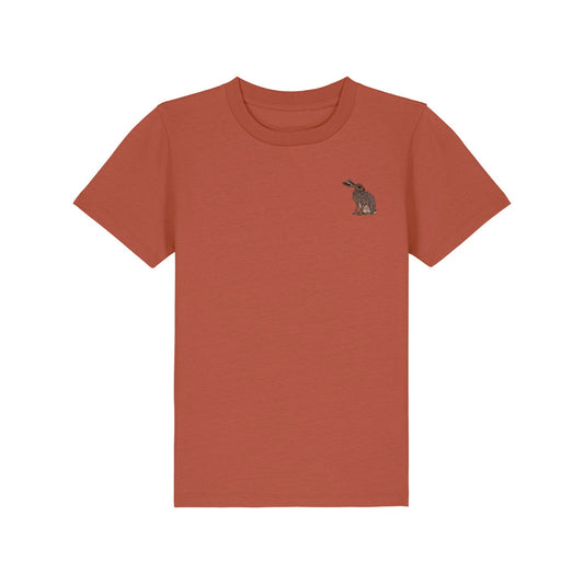 Hare Embroidered Kids T-Shirt
