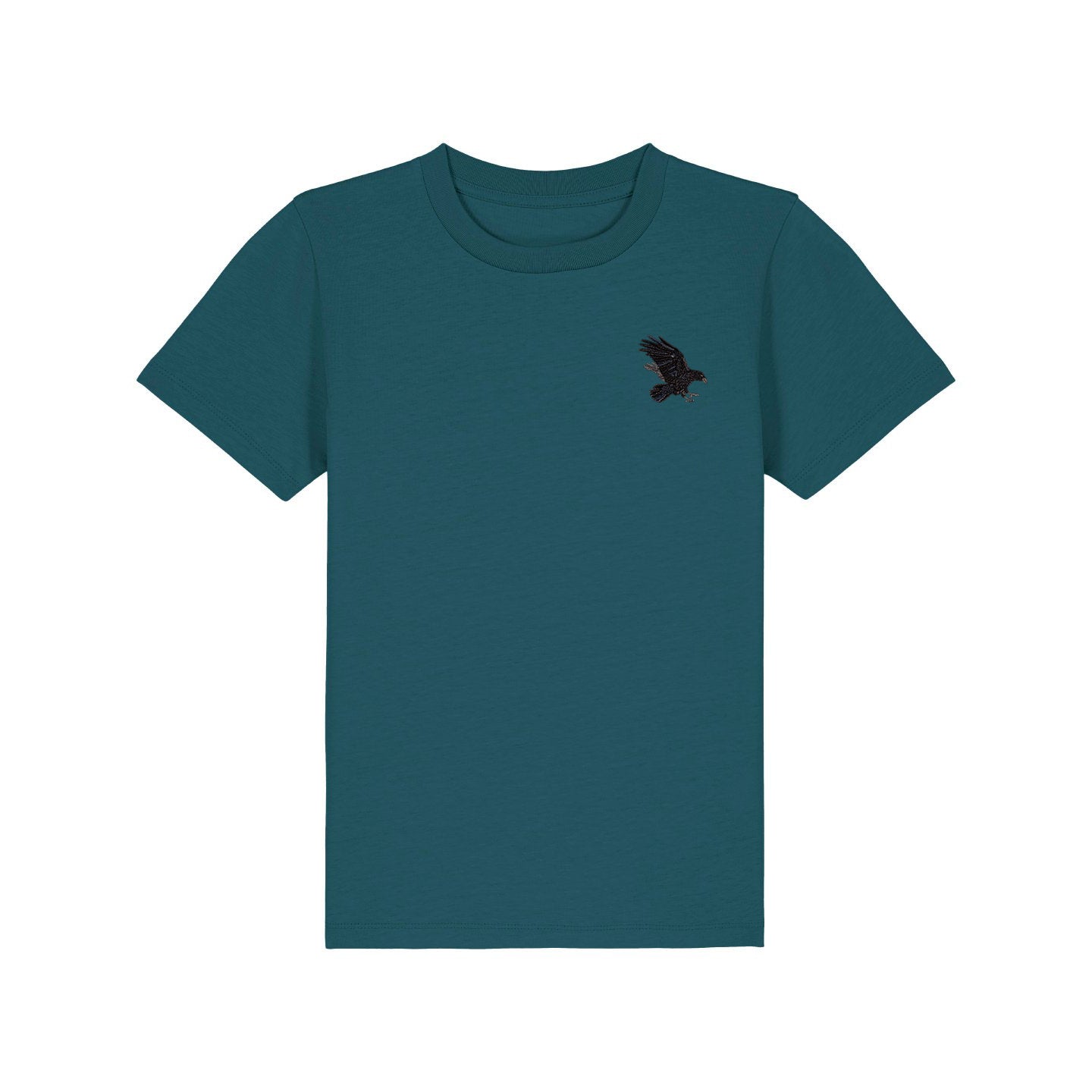 Raven Embroidered Kids T-Shirt