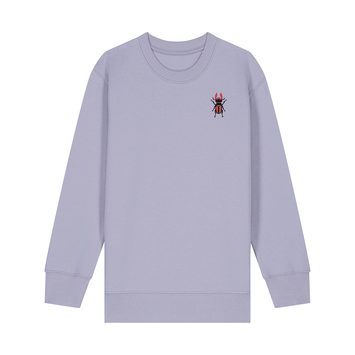 Stag Beetle Embroidered Kids Jumper