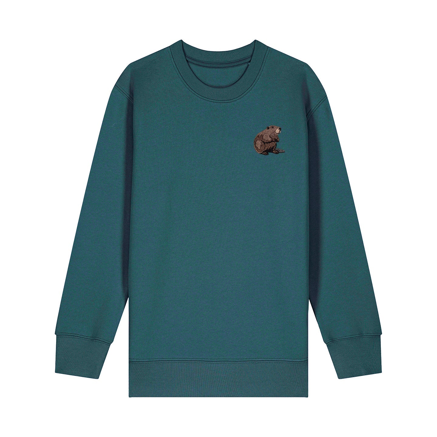 Beaver Embroidered Kids Jumper