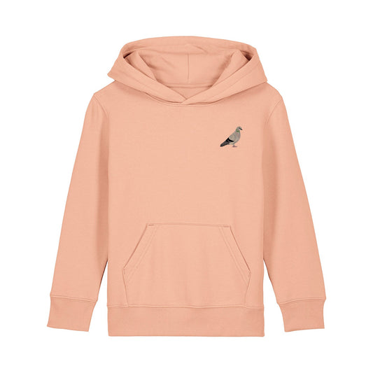 Pigeon Embroidered Kids Hoodie