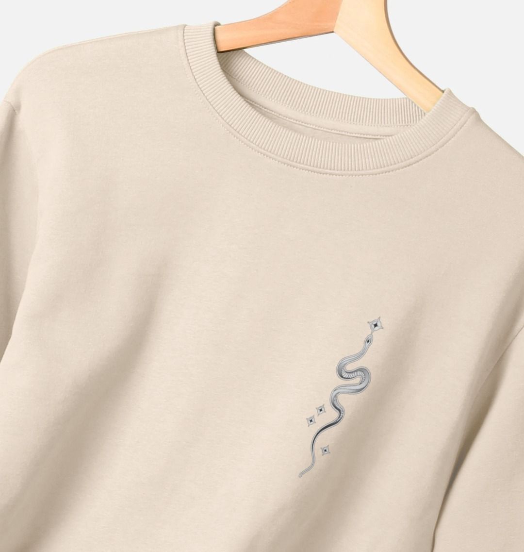 Starry Snake Accent Pocket Men's Sweater