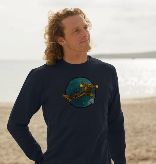 Steampunk Hammerhead Shark Men's Sweater